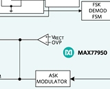 Беспроводный приемник электроэнергии Maxim с поддержкой режимов WPC/PMA